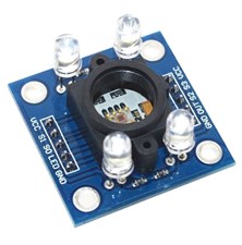 Detektor farby - arduino modul GY-031 s TCS3200