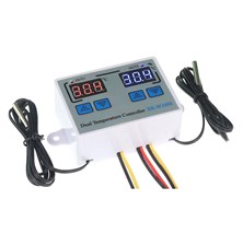 Digitálny termostat duálny XK-W1088, -50 až +110 ° C, napájanie 12V
