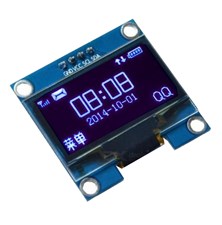OLED display 0.96 '', 128x64 characters, IIC / I2C, 4-pin, blue