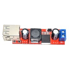 Power supply module, step-down converter 5V/3A, 2x USB,
