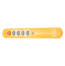 Remote control  SEKI   SLIM yellow for seniors - universal - big buttons