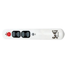 Remote control  SEKI   SLIM white for seniors - universal - big buttons