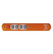 Ovládač diaľkový  SEKI   SLIM oranžový pre seniorov - univerzálny - veľké tlačidlá