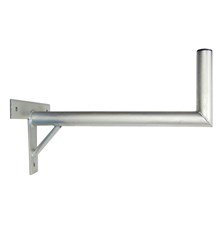 Antenna holder 50 for wall with strut diameter 42mm height 16cm glow.