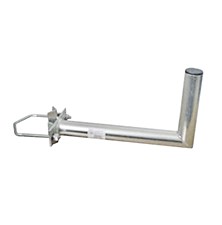 Antenna holder 25 for mast with yoke pitch 150mm diameter 42mm