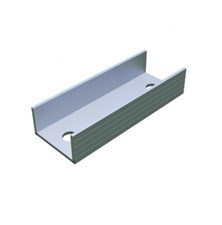 Coupler for mounting profiles 40x40 silver