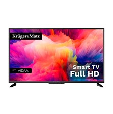 Televizor KRUGER & MATZ SMART TV 40` - rozbaleno - mírné oděrky na obrazovce, bez ochranné folie