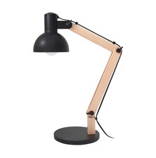 Lampa stolní GETI GTL102B černá - rozbaleno - mírně vykřivená základna, bez odloupnutí laku