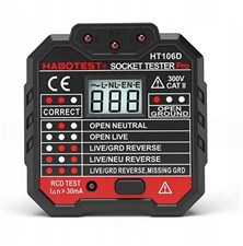 Tester zásuvek HABOTEST HT106D - rozbaleno