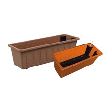 Truhlík GARDEN FLOR terakota 100cm - rozbaleno (chybí kompletní vnitřek truhlíku)
