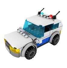 Stavebnice LIGHT STAX SHOW Hybrid Flashing Police Car - rozbaleno, lehce poškozený obal