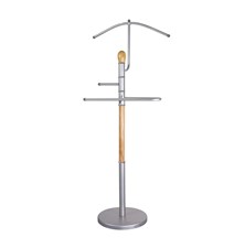 Němý sluha na šaty BRILANZ Ronnie 46x27x107cm Light Wood - rozbaleno - mírně roztržený obal