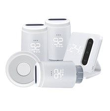 Smart sada termostatických hlavic, centrální jednotky a termostatu CEL-TEC ZigBee Tuya - rozbaleno