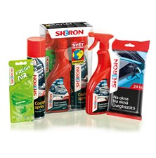 Dárková sada na ošetření interiéru vozu SHERON INTERIÉR - rozbaleno / poškozený obal
