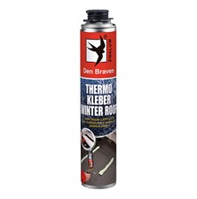 Lepidlo DEN BRAVEN THERMO KLEBER ROOF WINTER pistolové 750ml - rozbaleno - bez víčka