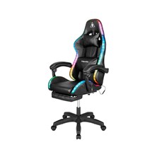 Křeslo herní KRUGER & MATZ GX-150 RGB černé - rozbaleno - poškozený/polepený obal