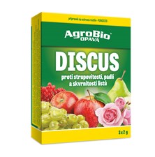 Přípravek proti strupovitosti, padlí a skvrnitosti AGROBIO Discus 3x2g - rozbaleno / poškozený obal