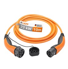 Kabel nabíjecí LAPP 65311 typ 2 22kW 32A 3 fáze 10m pro elektromobil - rozbaleno