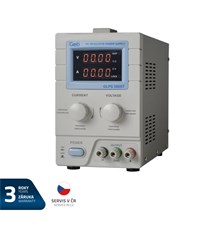 Zdroj laboratorní GETI GLPS 3005T  0-30V/ 0-5A - rozbaleno