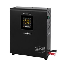 Zdroj záložní REBEL POWER-800 12V 230V 800VA 500W Black nástěnný - rozbaleno - kontrolně vyzkoušeno