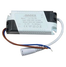 Zdroj-LED driver 15-18W, 230V/45-54V/300mA - rozbaleno