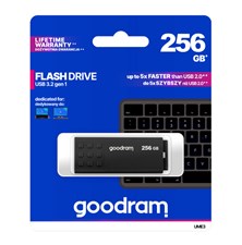Flash disk GOODRAM USB 3.2 256GB černý - rozbaleno - poškozený obal