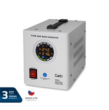Zdroj záložní GETI GEP500 sinus 500W - rozbaleno