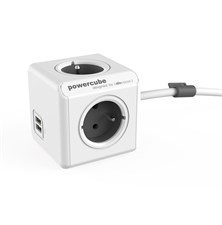 POWERCUBE Extended USB Grey 3m - rozbaleno - poškozený obal