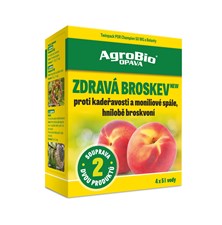 Přípravek proti kadeřavosti,moniliové spále a hnilobě broskvoní AGROBIO Zdravá Broskev - rozbaleno