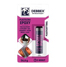 Plastelína Epoxy DEBBEX 56,6g - rozbaleno - po expiraci 02/2026