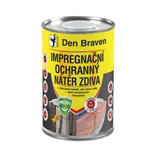 Impregnační a ochranný nátěr zdiva DEN BRAVEN PROFI 1l - rozbaleno - mírně ohnutý obal
