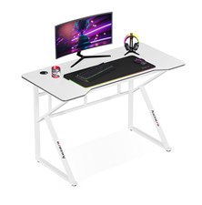 Stůl herní HUZARO Hero 1.6 White 120cm - rozbaleno