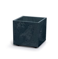 Květináč SIERRA SQUARE BETON EFFECT antracit 38,5cm - rozbaleno / odlomený kousek rohu